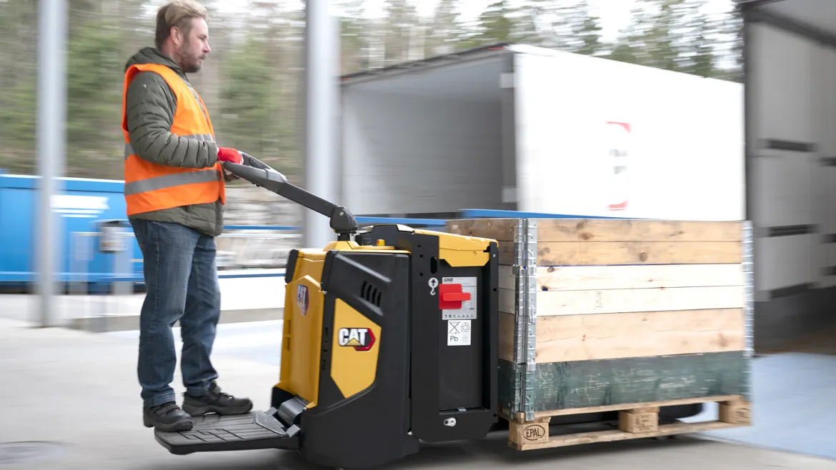 Cat® NPP20N3E Pedestrian Power Pallet Truck (2000/700 kg) - Foto 2