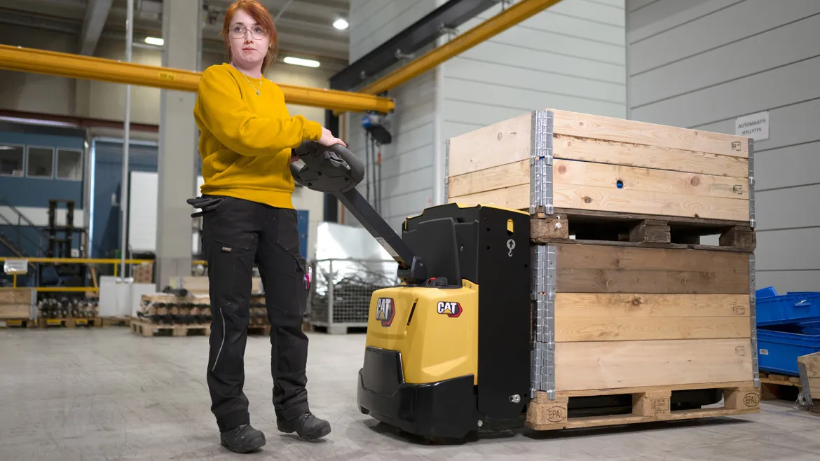 Cat® NPP20N3E Pedestrian Power Pallet Truck (2000/700 kg) - Foto 3